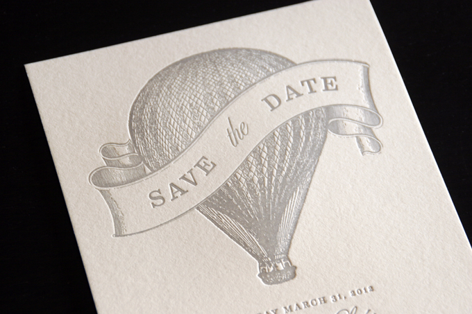 Danya & Josh | Letterpress Save the Dates